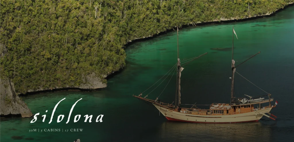 Silolona luxury phinisi yacht exterior