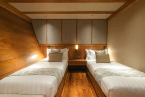 Second view of a Deluxe twin-bed suite aboard Celestia