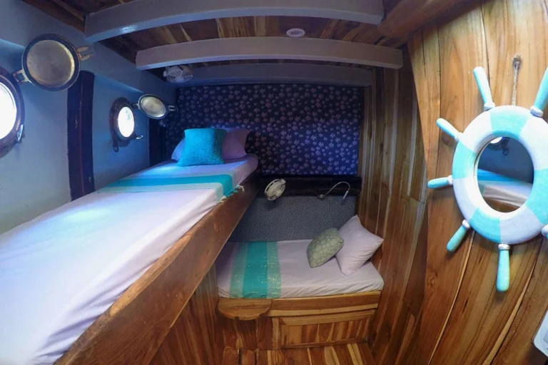 Twin cabin aboard Amalia Komodo