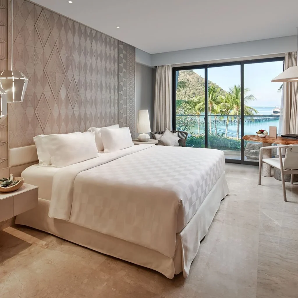Interior of an Ocean View Room at AYANA Komodo Waecicu Beach