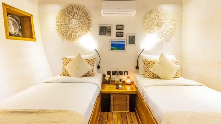 Fenides lower deck twin cabin with two single beds