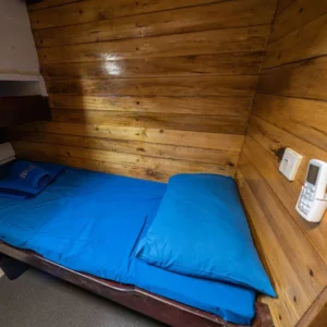 Right berth in a shared-bathroom Twin Cabin aboard Jaya