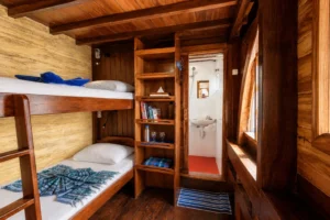 Second view of a Superior bunk cabin aboard Mari