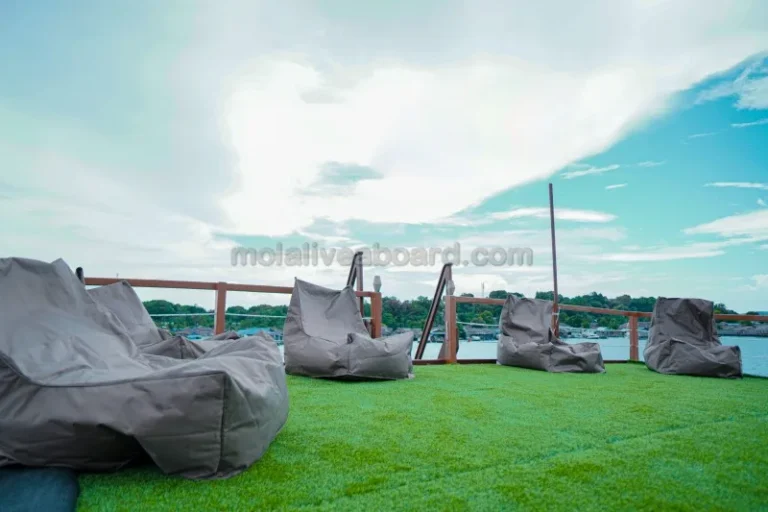 Sun deck aboard Mola Mola 1