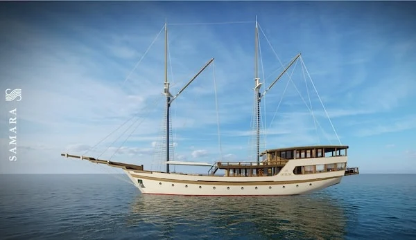 Otium phinisi yacht side view