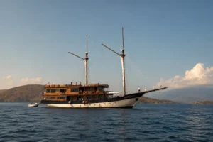 Papiton Allo phinisi exterior in Komodo