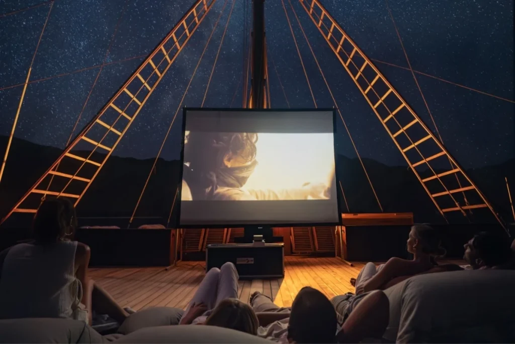 Prana by Atzaro open air cinema under the stars