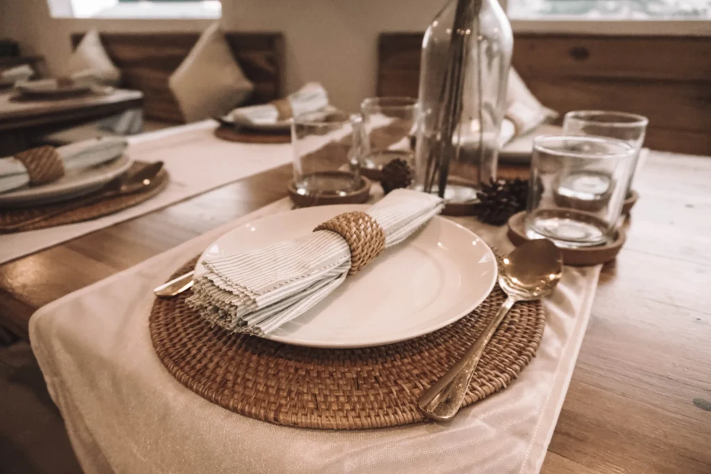 Upper-deck dining area aboard Sea Familia 1