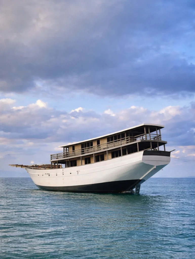 Sejiwa 51-metre phinisi yacht exterior