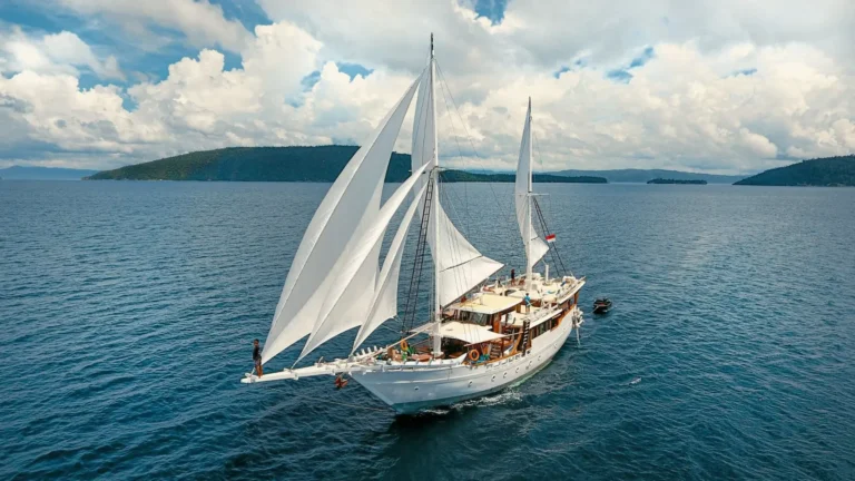 Teman phinisi sailing in Indonesia
