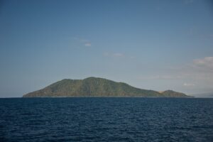 Coastal view of Satonda Island in West Nusa Tenggara