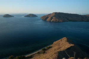 Panoramic view from the top of Gili Lawa Darat in Komodo National Park