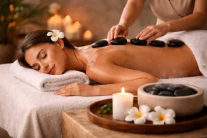 Manta Spa Labuan Bajo hot stones treatment